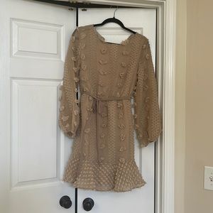 Textured gauze boutique dress